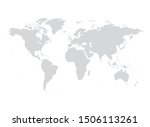 vector world map illustration... | Shutterstock .eps vector #1506113261