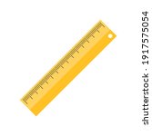 ruler flat isolated icon. rule... | Shutterstock .eps vector #1917575054