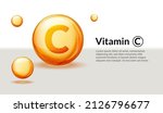 vitamin c background ascorbic... | Shutterstock .eps vector #2126796677