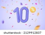 10 percent discount vector... | Shutterstock .eps vector #2129912837