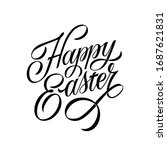 Happy Easter Handwritten...