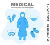 medical personal protective... | Shutterstock .eps vector #1683829741