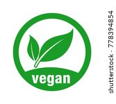 icon for vegan food | Shutterstock .eps vector #778394854