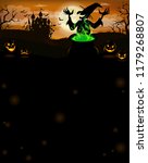 halloween party invitation with ... | Shutterstock .eps vector #1179268807