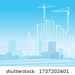 illustration of the city as it... | Shutterstock .eps vector #1737202601
