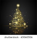 christmas tree | Shutterstock .eps vector #65060506