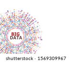 big data infographic. dna test  ... | Shutterstock .eps vector #1569309967