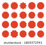 starburst price stickers. star... | Shutterstock .eps vector #1805572591