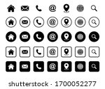 website icon set  web icon set  ... | Shutterstock .eps vector #1700052277