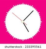 Face Clock Vector Background 