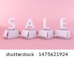 word sale made of balloons... | Shutterstock . vector #1475621924