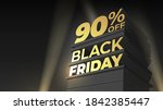 vector template for sale black... | Shutterstock .eps vector #1842385447