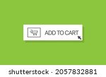add to cart button shopping... | Shutterstock .eps vector #2057832881