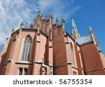 Small photo of St. Gertruda's Church in Riga, Latvia. Built in 1866 by architect J.D. Felsko.