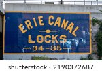 Erie Canal Locks 34 35 Sign As...