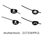Pirate Eye Patch With Skull And ...