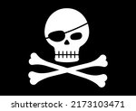 Pirate Eye Patch And Skull With ...