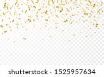 gold confetti. celebration... | Shutterstock .eps vector #1525957634