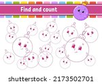 find and count. education... | Shutterstock .eps vector #2173502701