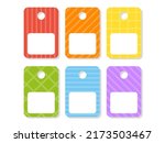 gift tags. bright stickers.... | Shutterstock .eps vector #2173503467