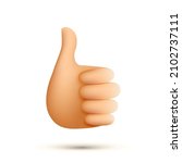thumb up sign icon illustration | Shutterstock .eps vector #2102737111