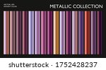 metal gradient. metallic purple ... | Shutterstock .eps vector #1752428237