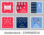 merry christmas greeting cards. ... | Shutterstock .eps vector #1549060514