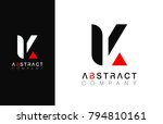 Letter K logo.