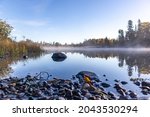 Michigamme River Rock Reflections Upper Peninsula, Michigan September 2021