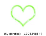 heart light ring. | Shutterstock . vector #1305348544