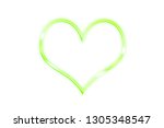 heart light ring. | Shutterstock . vector #1305348547