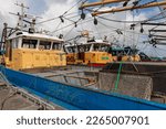 Small photo of Ireland 2022-09-06 Wheelhouses of ocean going trawlers moored in Wexford Harbor