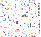 cute simple pattern with... | Shutterstock .eps vector #1152278831