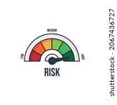 high risk concept on... | Shutterstock .eps vector #2067436727