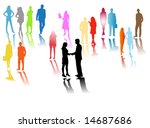 illustration of people... | Shutterstock .eps vector #14687686