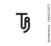vector abstract logo tb for... | Shutterstock .eps vector #1464111077