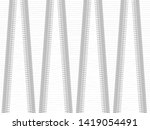 abstract asymmetric geometric... | Shutterstock . vector #1419054491