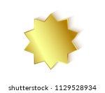 star sticker empty | Shutterstock .eps vector #1129528934