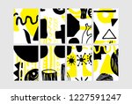 set of creative universal... | Shutterstock .eps vector #1227591247