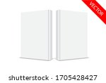 white book cover template ... | Shutterstock .eps vector #1705428427