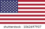 american flag for independence... | Shutterstock .eps vector #1062697937