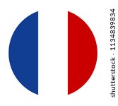 france flag vector icon. france ... | Shutterstock .eps vector #1134839834