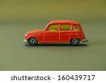 Old Little Red Toy Car On A...
