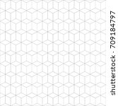 3d cube monochrome pattern. | Shutterstock .eps vector #709184797