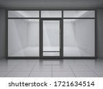 showcase store windows... | Shutterstock .eps vector #1721634514