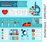 flat medical emergency first... | Shutterstock .eps vector #189015017