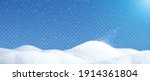 snow realistic landscape... | Shutterstock .eps vector #1914361804