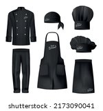 realistic culinary clothing... | Shutterstock .eps vector #2173090041