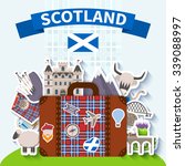 Scotland Travel Background With ...