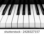 Close up of piano keyboard....